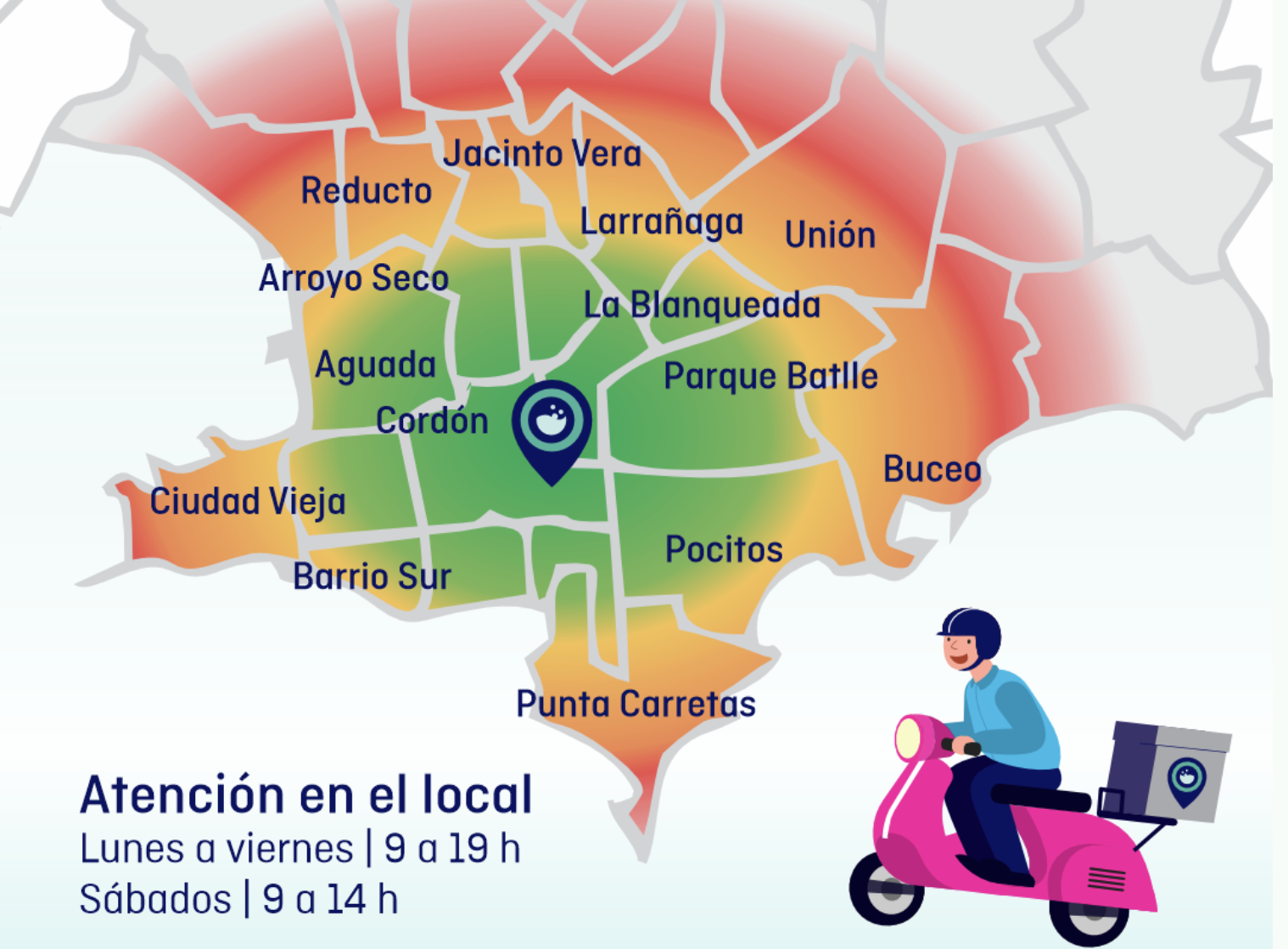 Mapa de cobertura de Ropamía
